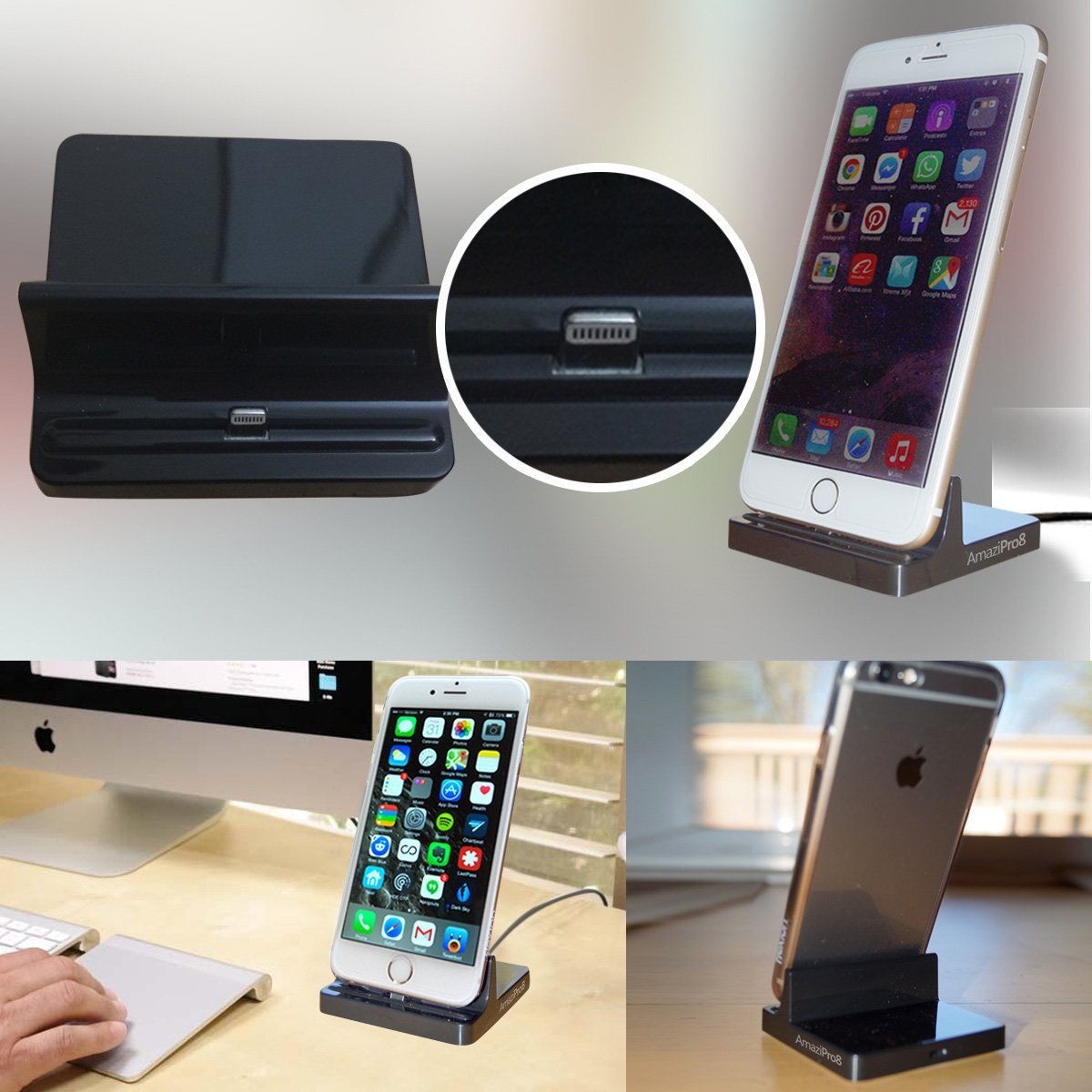 iPhone Charger Docking Station Lightning Dock Stations stand Charging